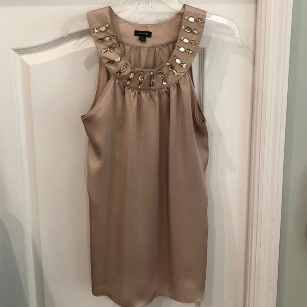 Jeweled blouse top